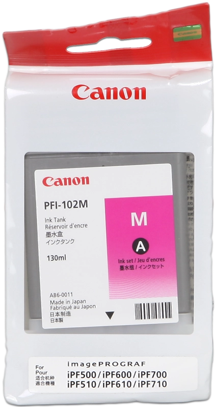 Canon PFI-102M cartuccia d'inchiostro 1 pz Originale Magenta