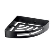 Porta oggetti angolare acciaio inox nero opaco serie Nerva 2479 Gedy