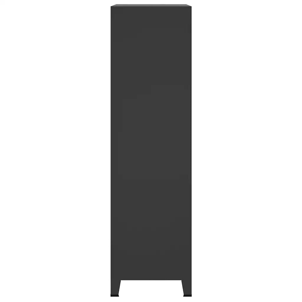 Armadio Industriale Nero 90x50x180 cm in Metallo CFW8963469