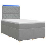 Letto box spring con materasso Grigio Chiaro 120 x 190 cm 3455308