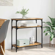 Tavolo consolle Legno vecchio 75 x 29 x 75 cm Legno multistrato