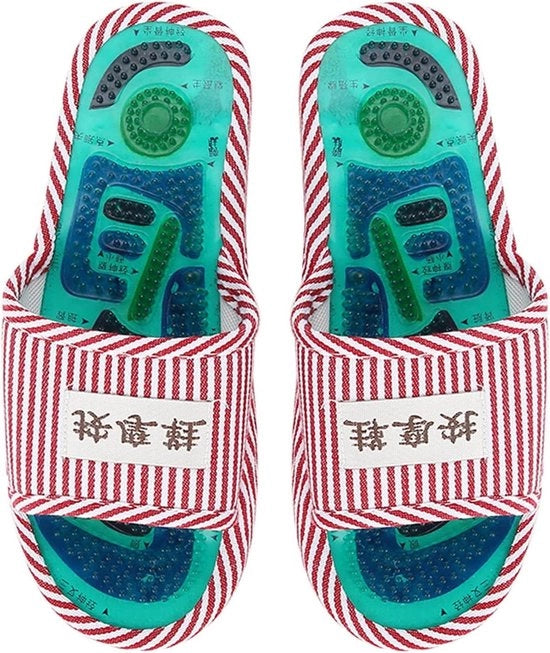 Slippers di Terapia Magnetica per la Massaggio - Cura delle Piante dei Piedi - Circolazione Sanguigna - Acupressione - Riduzione dello Stress