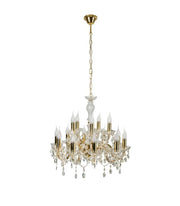 Lampadario Candellux Maria 30-95810 oro cristallo 15xE14