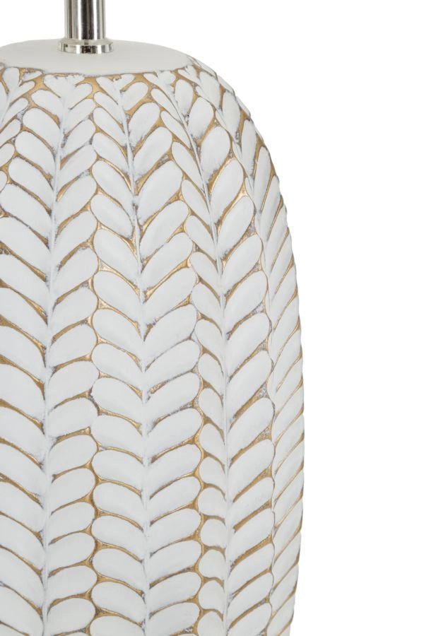 LAMPADA DA TAVOLO RESINA LEAF CM Ø 35X65