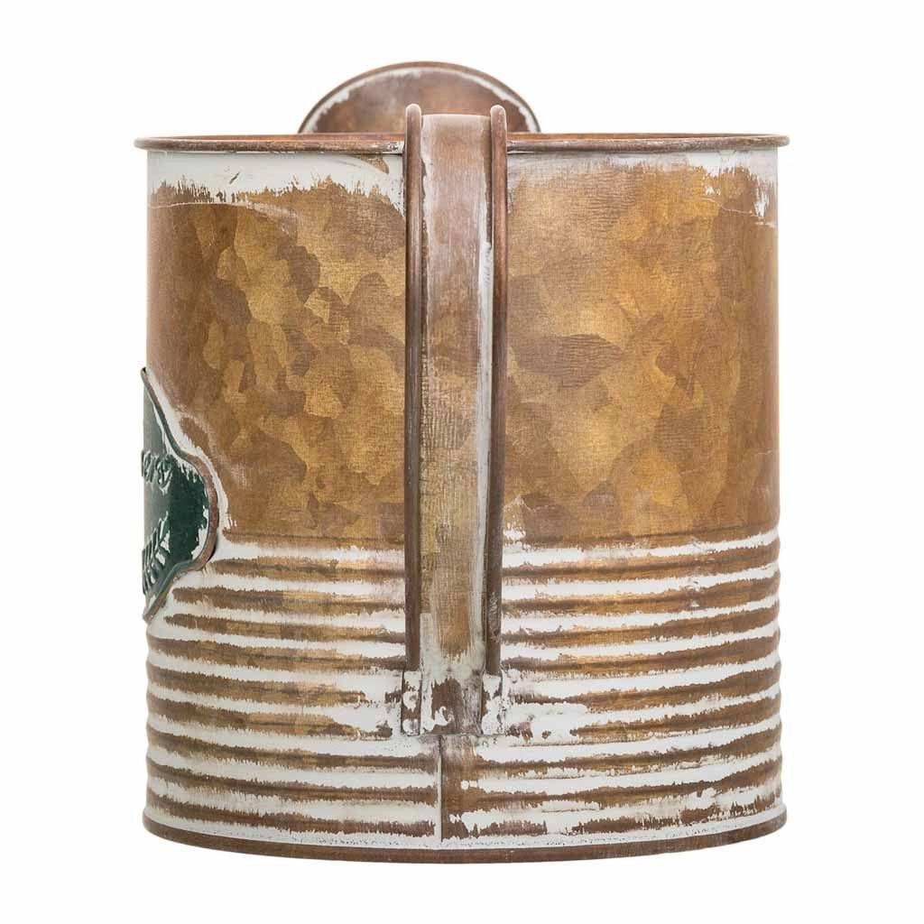 Annaffiatoio in metallo dorato 32x12x12,5/14h