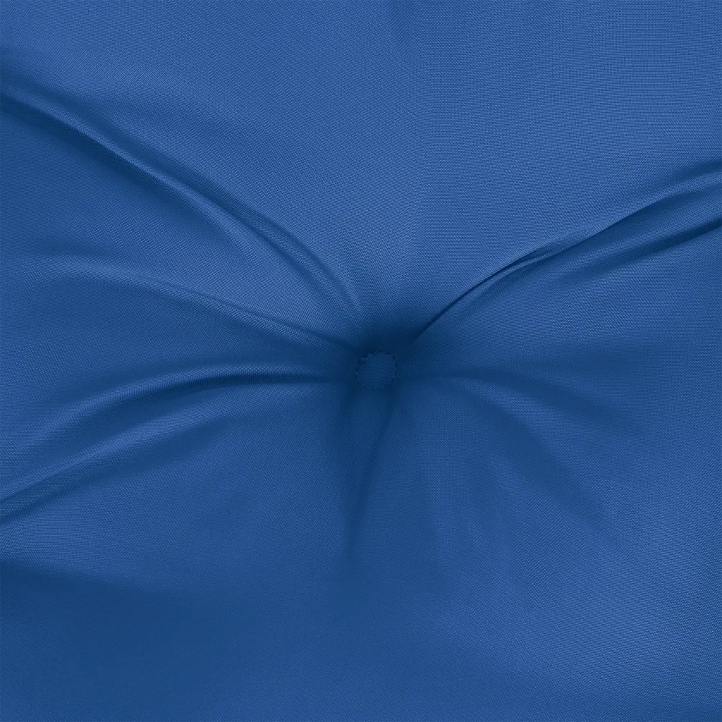 Cuscino per pallet | Cuscini per sedie Blu Reale 80x80x12 cm in Tessuto