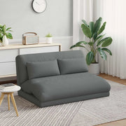 Sedia da Pavimento Grigio scuro 110 x 82 x 55 cm Tessuto 42028203