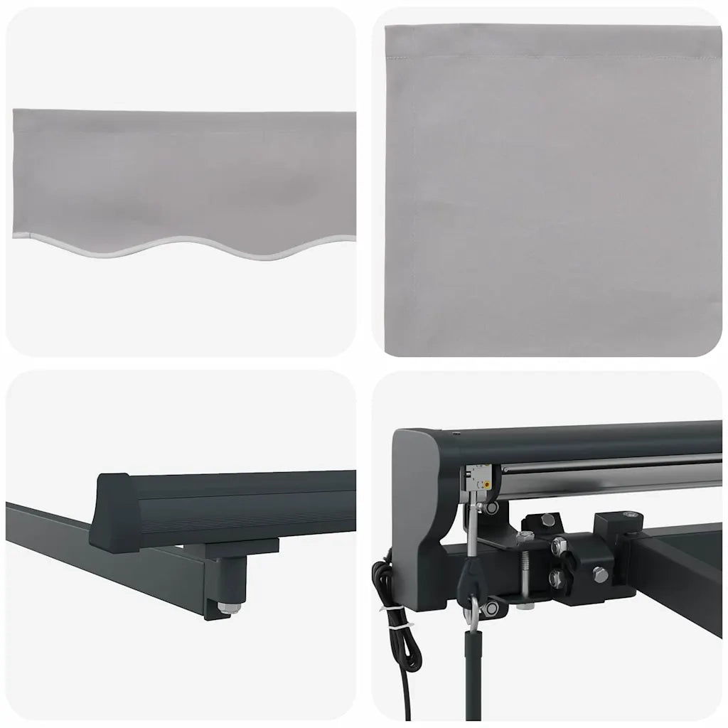 Struttura della tenda Grigio chiaro 400 × 300 cm 3330654