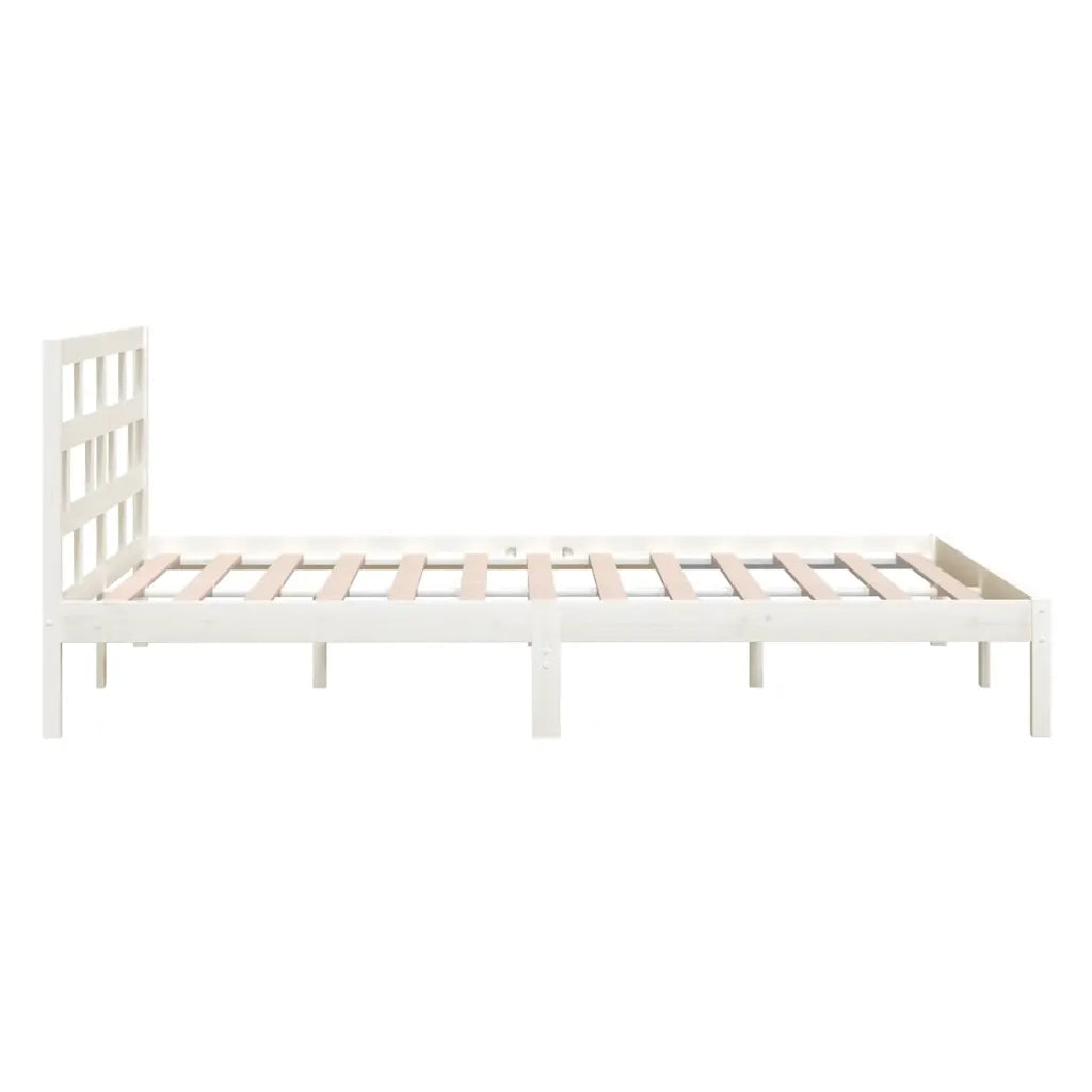 Giroletto Bianco 135x190 cm Double in legno Massello 3101194
