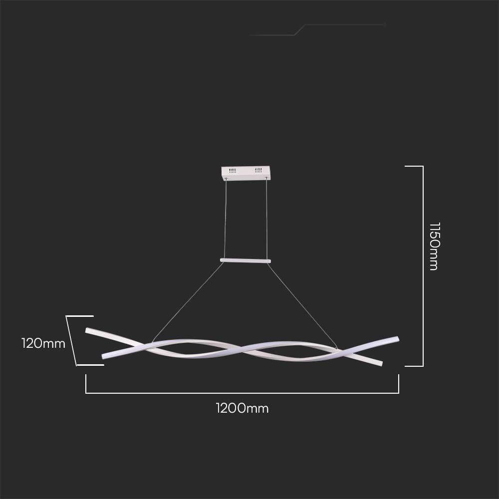 Lampada sospesa LED V-TAC VT-7822 bianca 4000K 30W