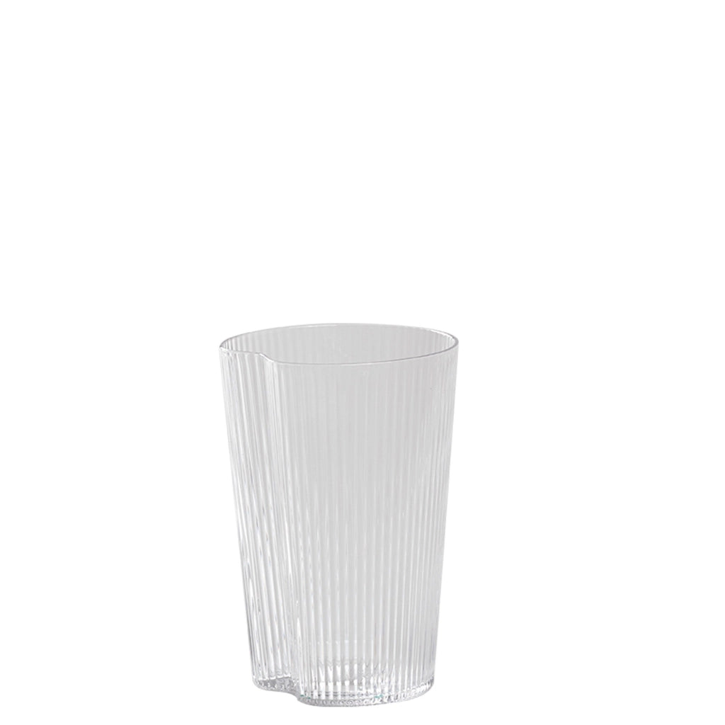 Set 6 Bicchieri Handy Highball in Vetro Soffiato Trasparente, Design Slanciato Impilabile per Acqua, Cocktail e Bevande, Lavabili in Lavastoviglie