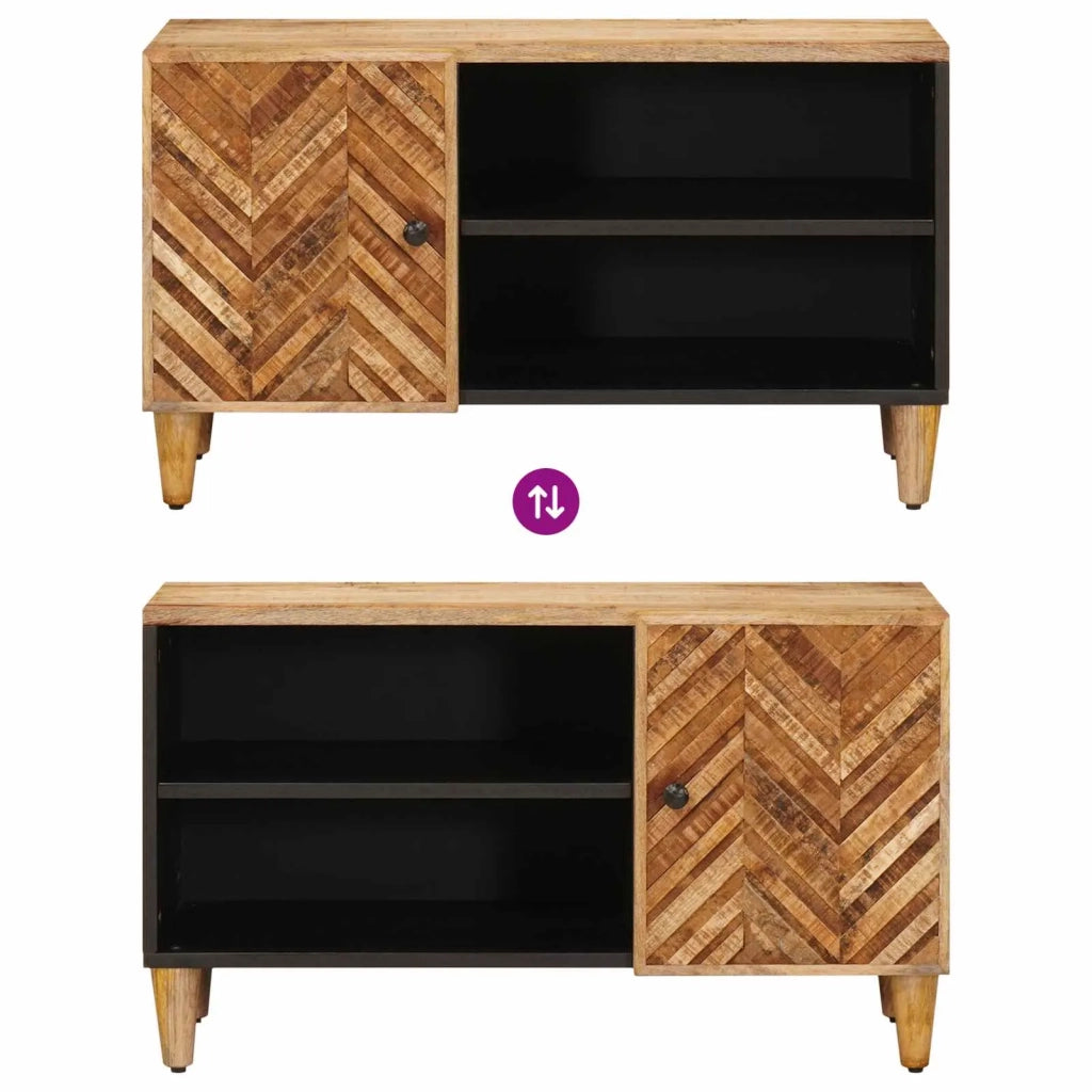 Armadi di Stoccaggio con porta Marrone 80 x 31,5 x 46 cm