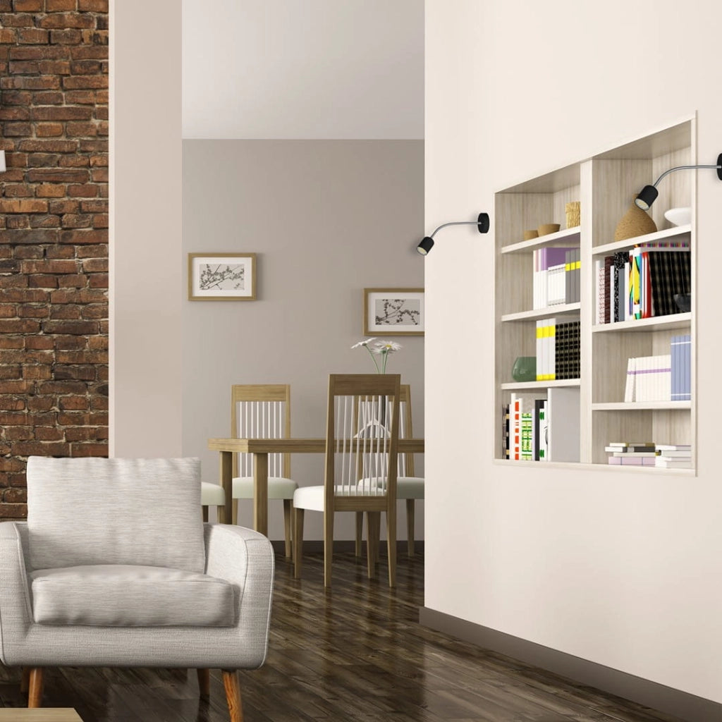 Applique MAXI Black orientabile 1 luce GU10 40W Milagro