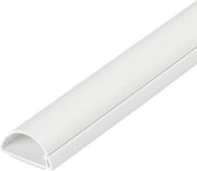 Cavo in gomma autoadesivo per la gestione dei cavi - 1 pezzo - bianco - 30 mm x 15 mm