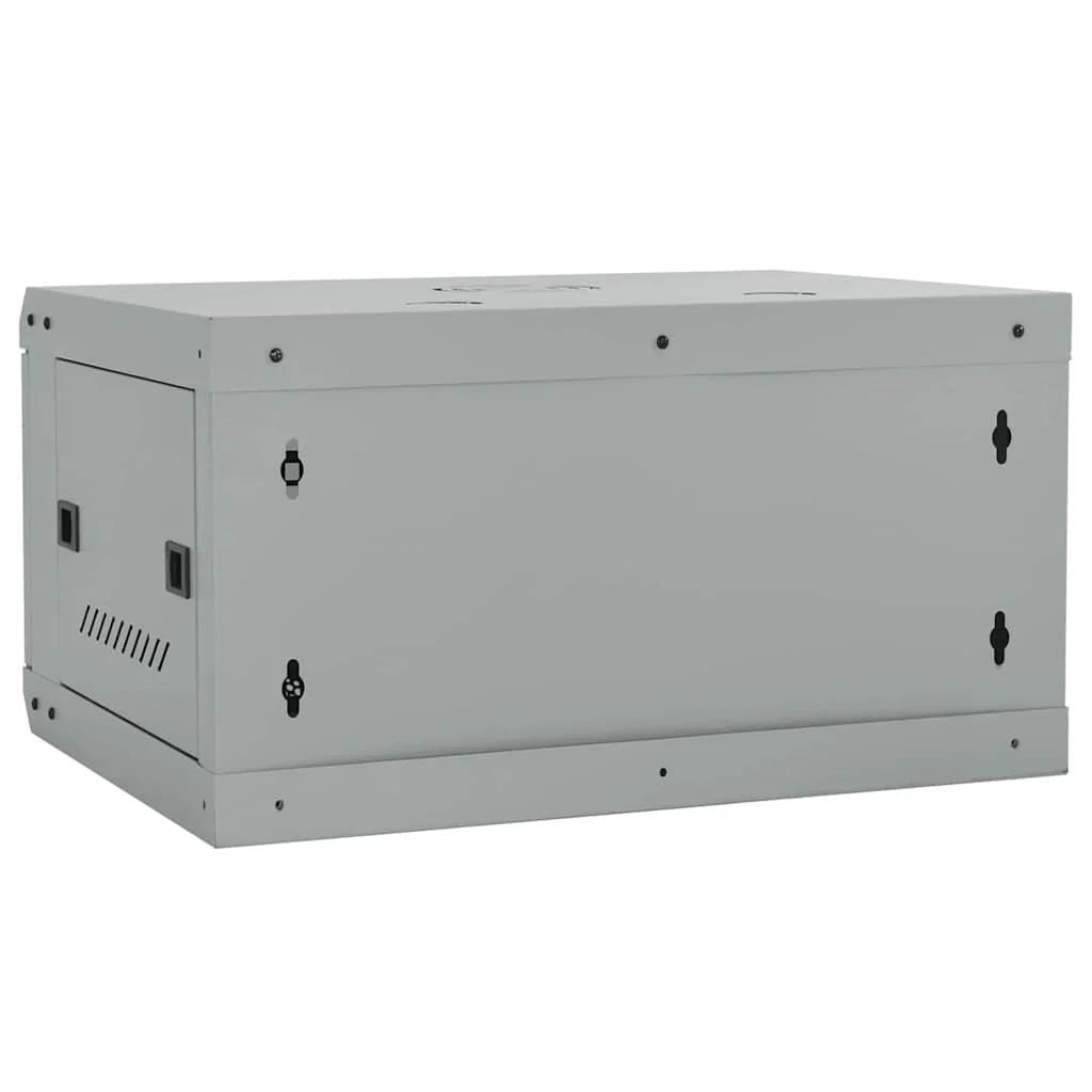 Armadio di rete industriale moderno per interni 60 x 45 x 35 cm in acciaio grigio 02_0059063