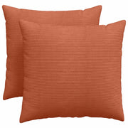 Cuscini da Divano 2 pz | Cuscini per sedie Rosso Arancio 50 x 50 cm