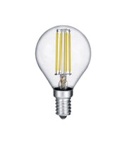 Lampadina LED globo trasparente E14 2W 2700K Trio