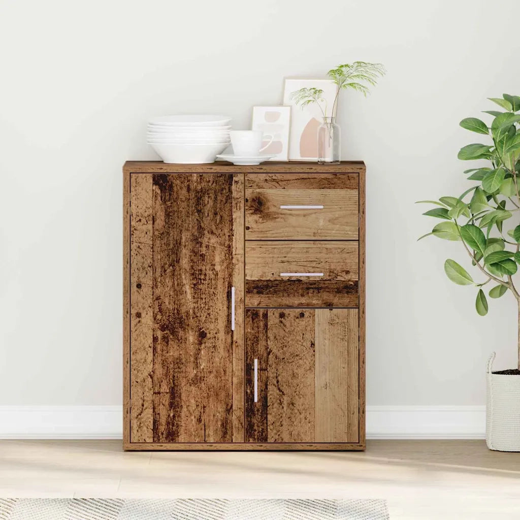 Credenza-Buffet-Armadio da cucina Legno vecchio 60 x 31 x 70 cm Legno multistrato 435149