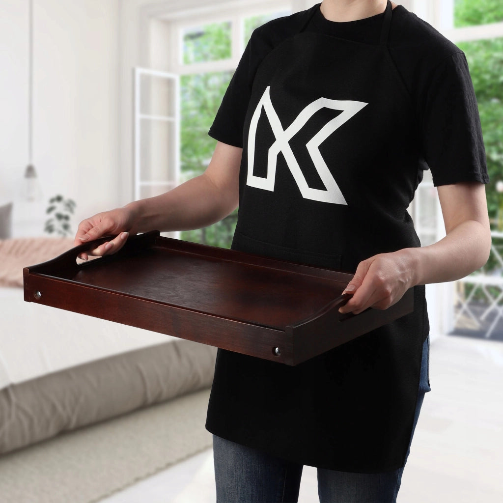 Tavolino da colazione pieghevole in legno KADAX per laptop da letto, vassoio regalo