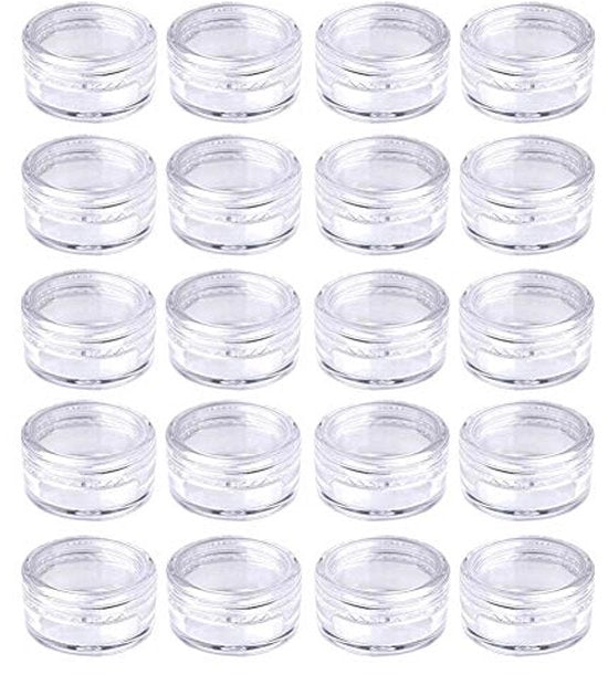 20 proiettili trasparenti da prova da 5 ml, senza bolle e riempibili, con motivo a labbra, per labbra, scrub e cosmetica fai da te.