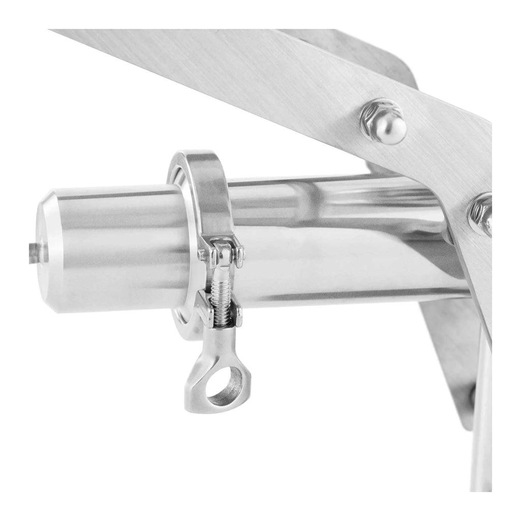 Macchina professionale per riempire e insaccare churros (volume: 5 L cilindro: ø 140 mm altezza cilindro: 375 mm materiale: acciaio inossidabile) 14_0004885