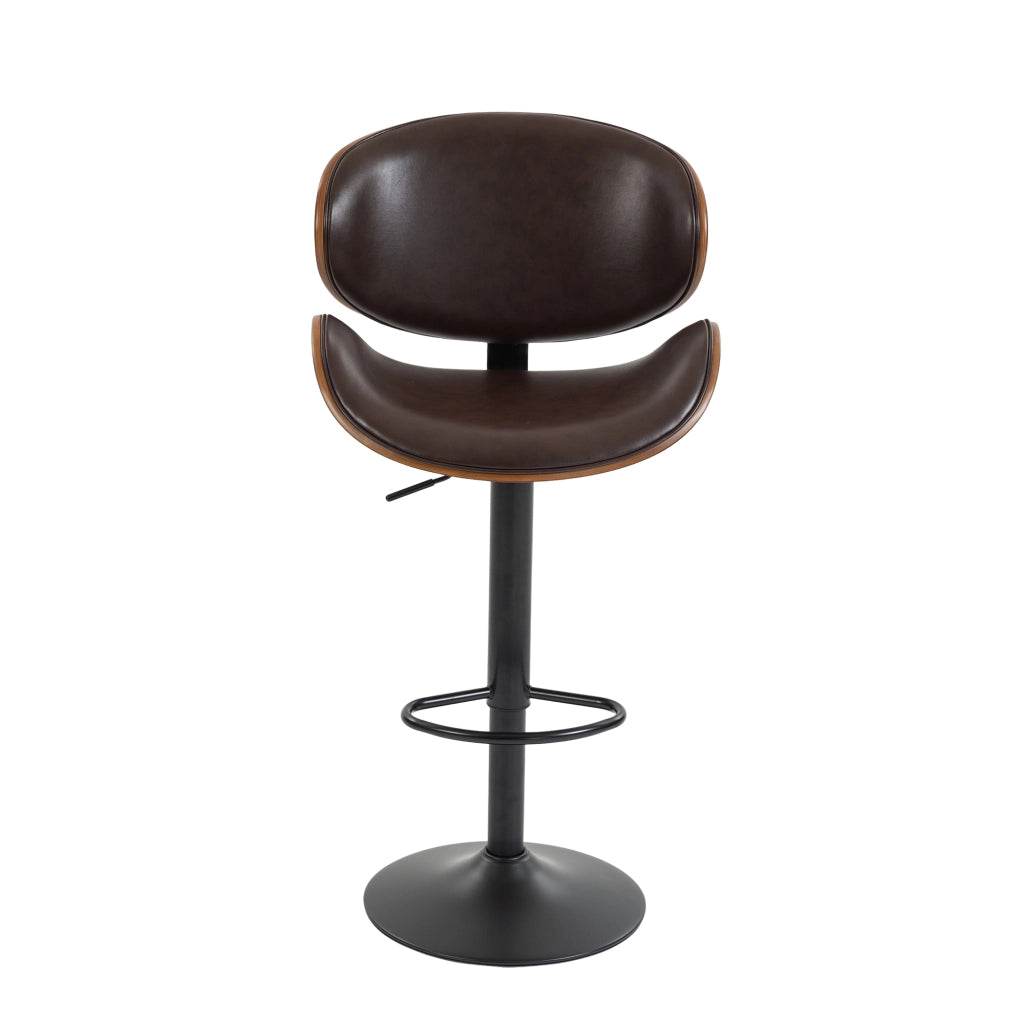 Sgabelli da Bar Girevoli Set 2 ¨C Xylo ¨C Legno, PU, Altezza Regolabile