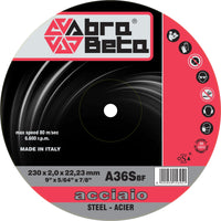 abrabeta disco ferro diametro 230x2,0 cod:ferx.761