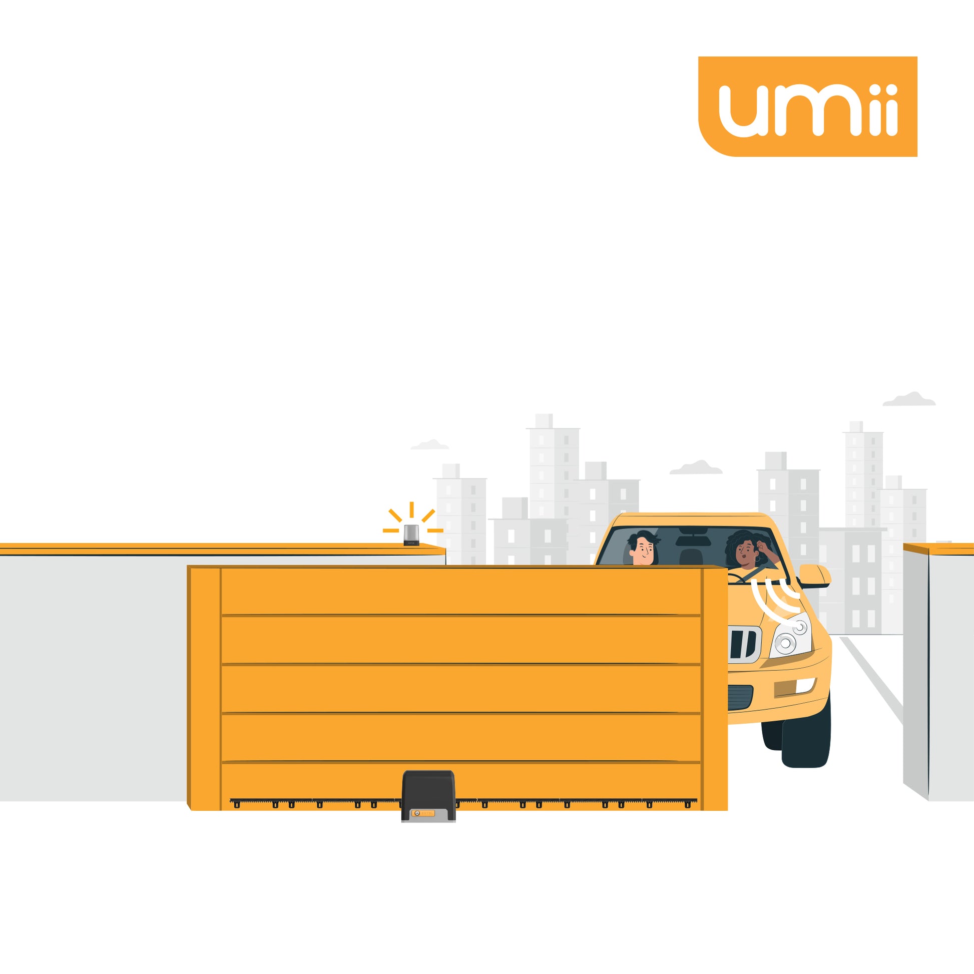 Motore per cancelli scorrevoli Smart EXTEL Umii XC500 - 24V - Ante fino a 8 mt / 500 Kg. EXTEL