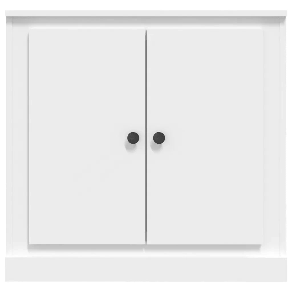 Credenza Bianca 70x35,5x67,5 cm in Legno Multistrato 816184