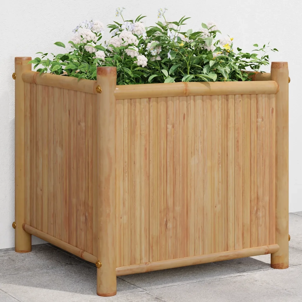 Fioriera | Cassetta per fiori | Vaso 40x40x40 cm in Bamb¨´