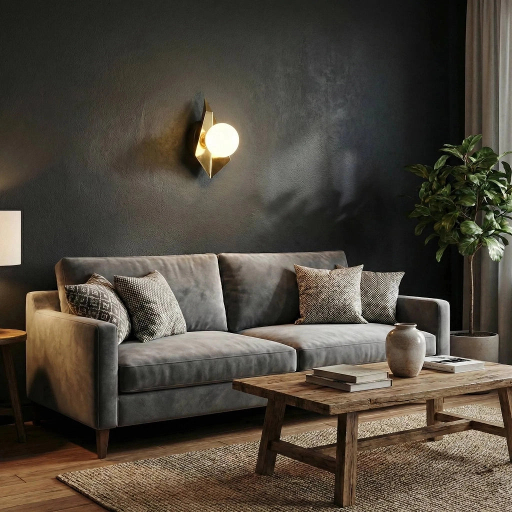 Lampada Da Parete App1411-w Black Gold