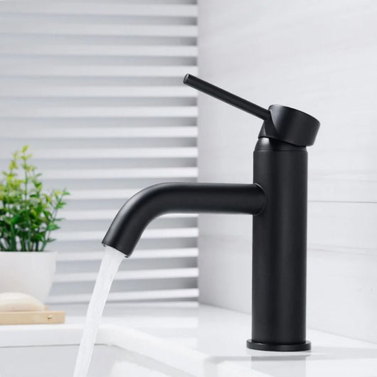 Rubinetto Da Lavabo Rea Lungo Black Low