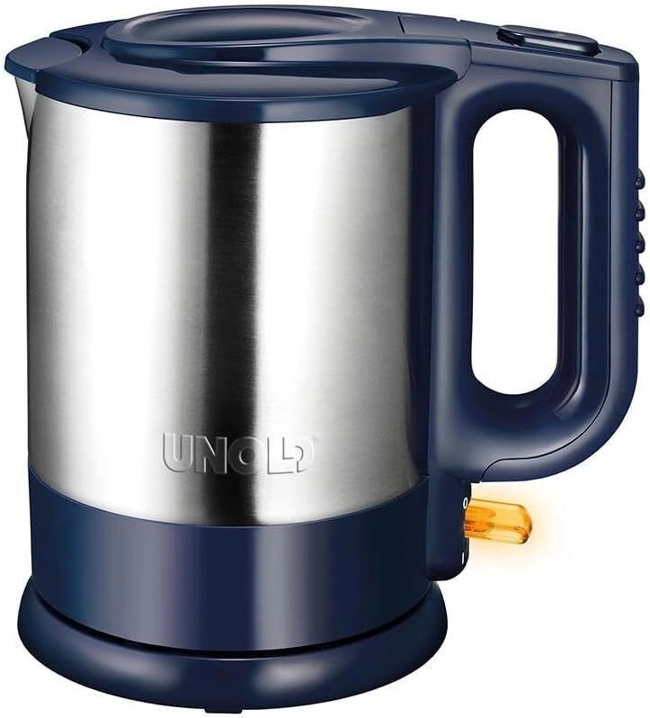 Unold 18018 Bollitore Elettrico 1,5 L 2200 W Elemento Riscaldante Nascosto Base Girevole 360° colore Blu