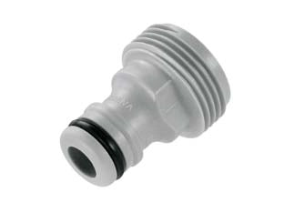 ADATTATORE PER RUBINETTI CON INNESTO RAPIDO- - filetto M 3/4 in blister (2921-20) - 6 blister GARDENA