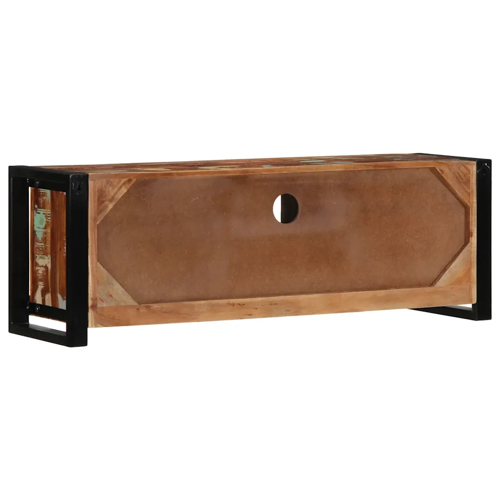 vidaXL Mobile Porta TV 100x30x35 cm in Legno Massello di Recupero