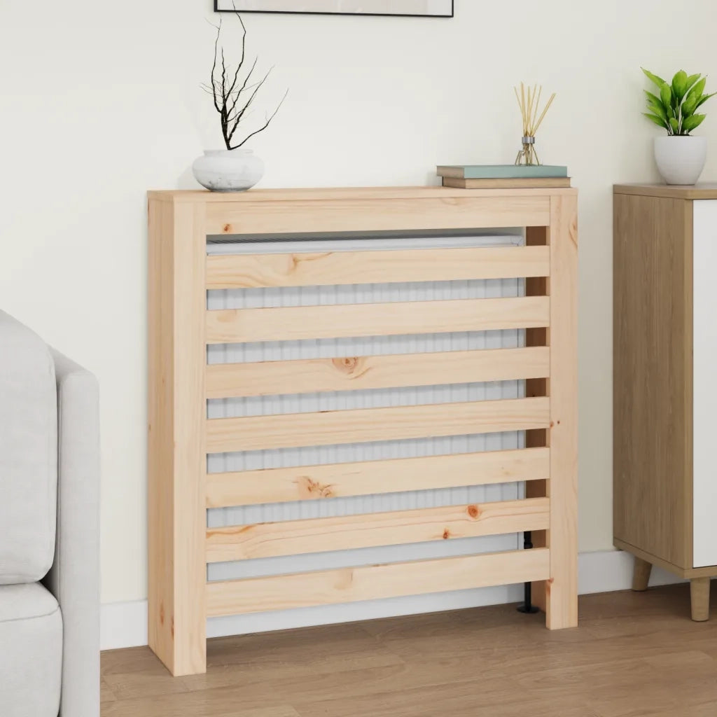 Copertura Termosifone 79,5x19x84 cm Legno Massello Pino 822591