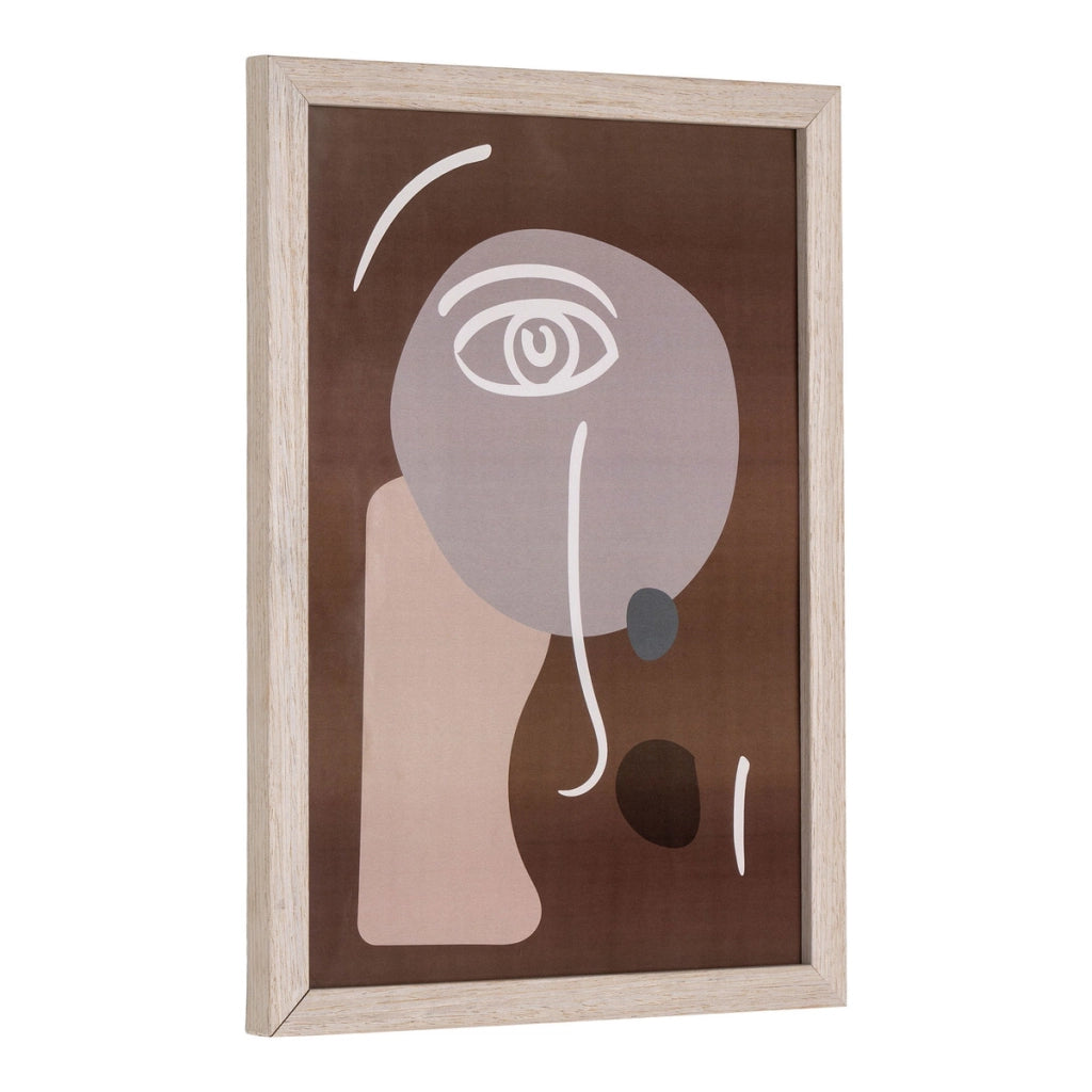 Set di 3 Quadri Madison, Marrone, MDF, 30x21x1,5 cm