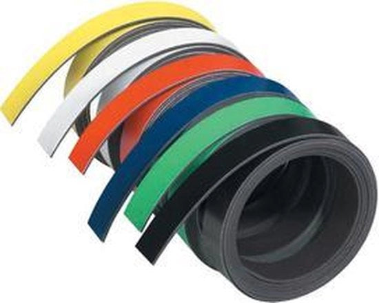 Nastro magnetico, (L)1.000 x (D)15 x (H)1 mm, rosso