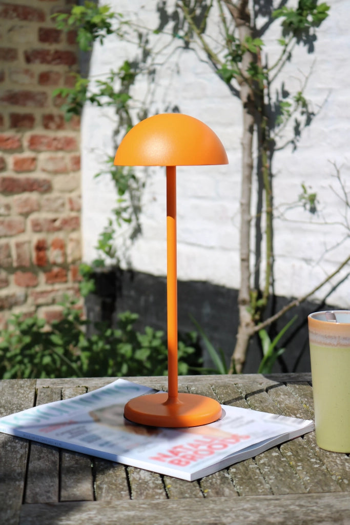 Lampada da tavolo outdoor arancione LED 1,5W JOY Lucide