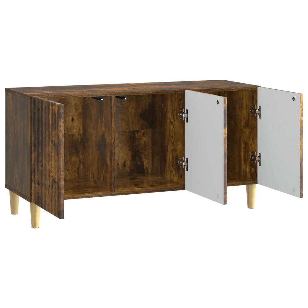 Mobile TV Rovere Fumo 99 x 34,5 x 50 cm Legno ingegnerizzato 894720
