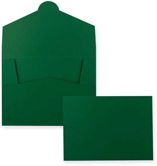 5 fogli di carta forte per DIN A4 e DIN C4 in verde scuro - 22 x 30,5 cm - 240 g/m² - adatto come mappe di presentazione, applicazione, progetto