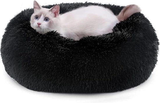 Cuscino per gatti, letto per gatti, pieghevole, per gatti o piccoli cani, morbido, peloso piuma sintetica 40cm