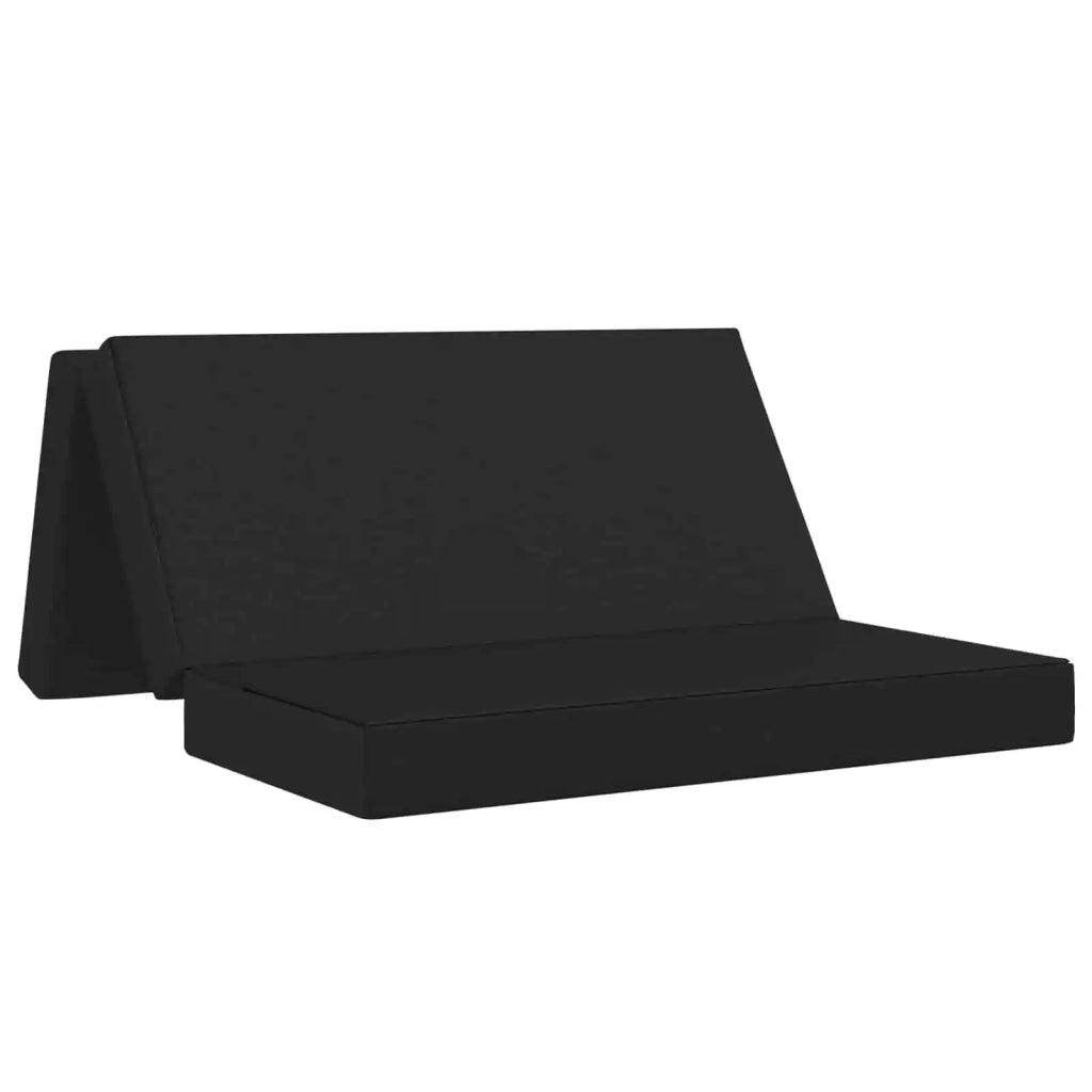 Divano Letto Pieghevole 160 x 67 x 45 cm Nero 900234
