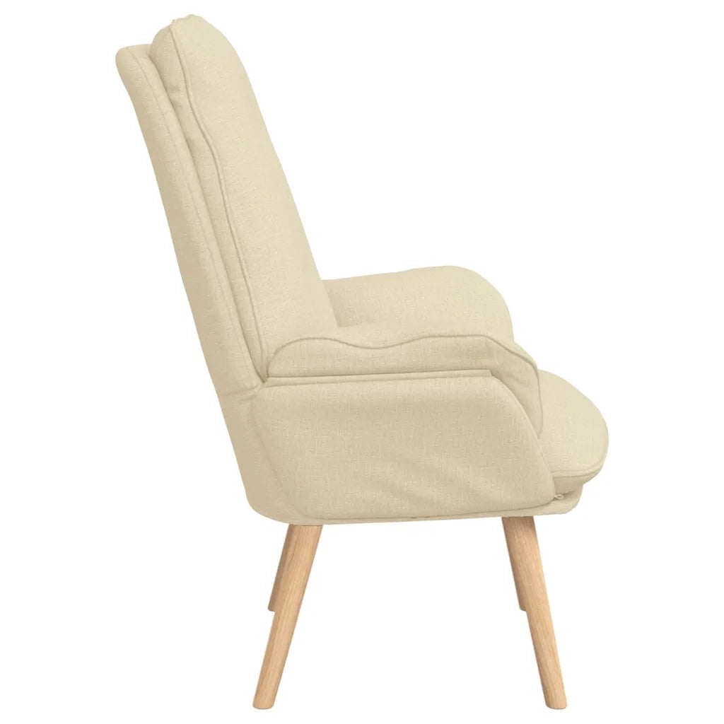 poltrona Crema 69 x 74 x 93 cm Tessuto e compensato 42001857