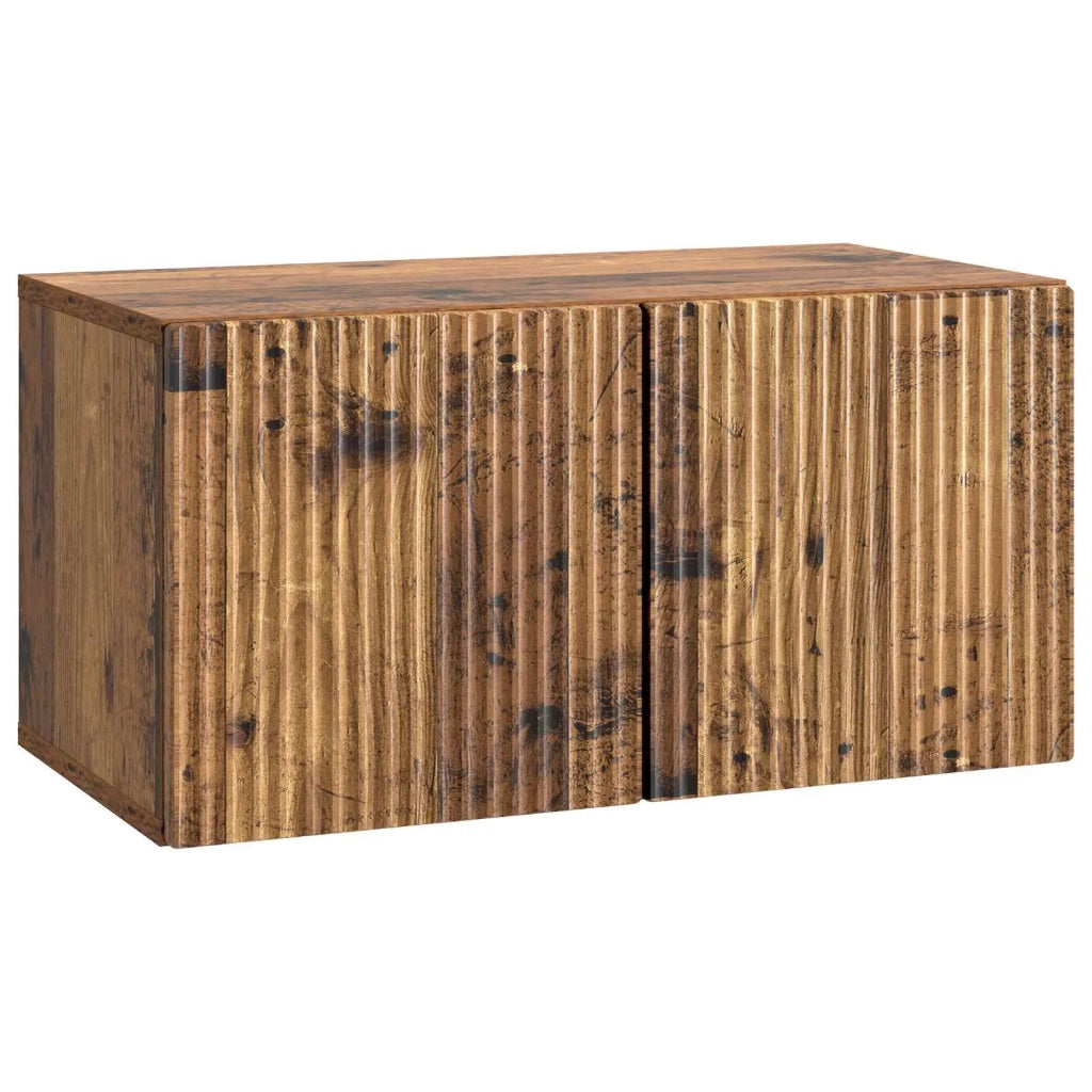 Mobile TV da Muro | Armadietto TV | Mobile Porta TV Legno antico 59,5 x 31 x 30 cm