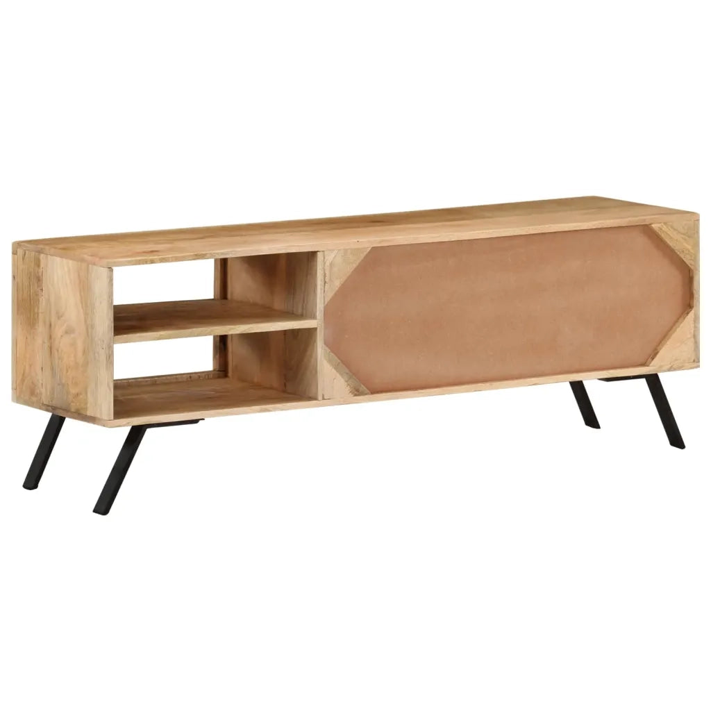 Mobile TV | Armadietto TV | Mobile Porta TV 110x30x40 cm in Legno Massello di Mango