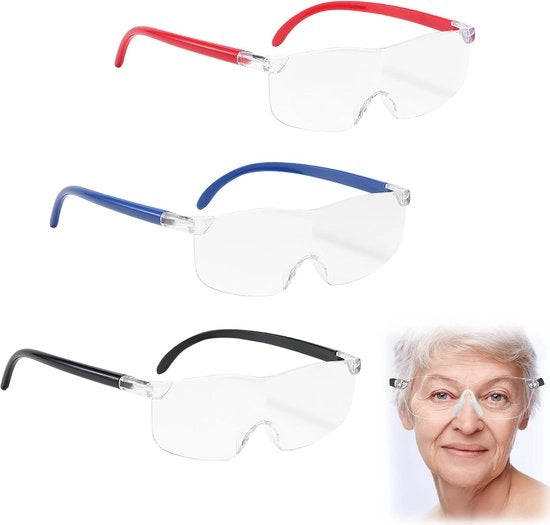 Verglassatura per Adulti - Occhiali con Lente di Amplificazione - Occhiale con Lente di Amplificazione e Illuminazione
