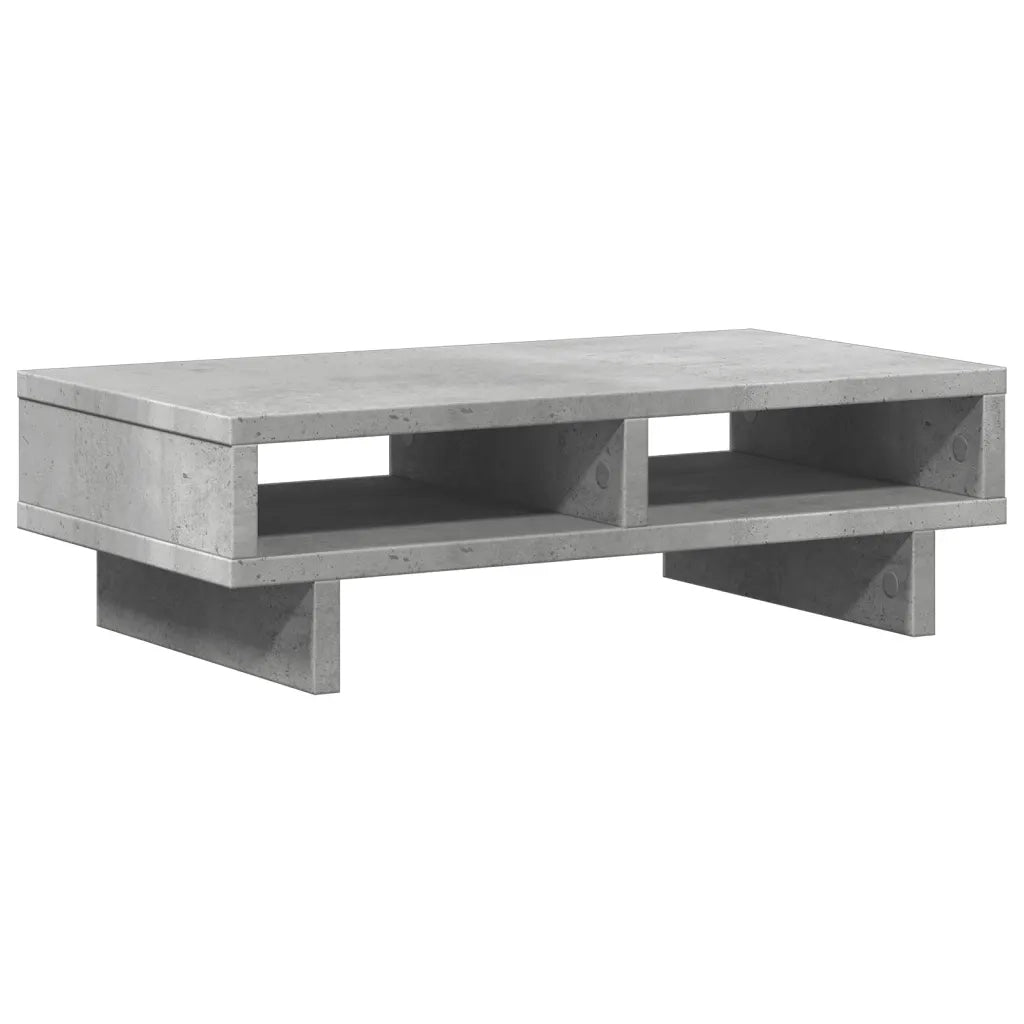 Supporto per Monitor Grigio Cemento 50x27x15 cm in Truciolato CFW1693207