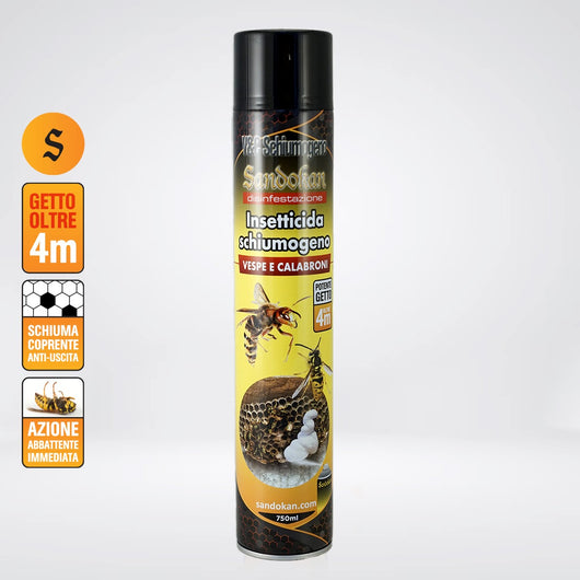 Insetticida Schiumogeno Vespe e Calabroni