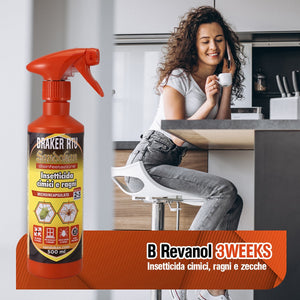 Insetticida "B Revanol" 3 settimane microincapsulato 500 ml pulci, cimici e ragni